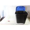 Image 1 : *(2) Storage Bins (Tuff 23" x 18" x 15" & Rubbermaid Clear 22" x 16" x 5.5")