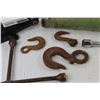 Image 4 : (3) Chain Hooks, Caulk Gun, Tire Iron, Car Jack, Toyota Pry Bar Socket