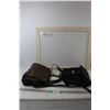 Image 1 : Picture Frame - 27 1/2" x 21 1/2", (2) Purses