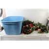 Image 1 : Assorted Christmas Decorations with Tote