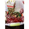 Image 4 : Assorted Christmas Decorations with Tote