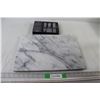 Image 1 : Marble Cutting Board, Marble Cheese Knives set of 3