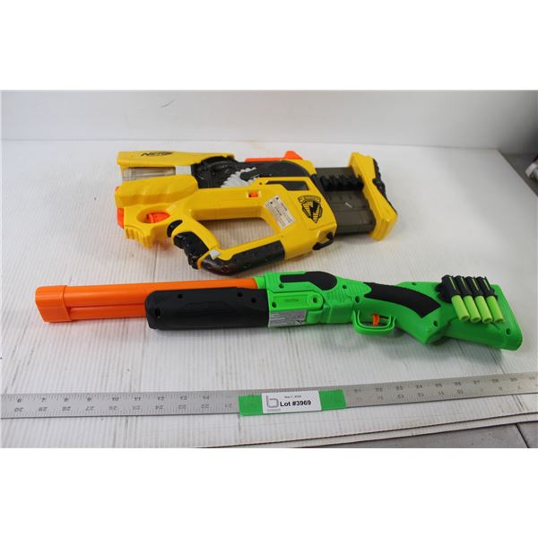 (2) Nerf Guns - Double Barrel, N Strike