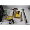 Image 2 : Hammer, Saws, Goggles, Assorted Hardware and Tools