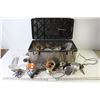 Image 1 : Tool Box With Contents (Tachometers, Headlights, Wiring, Switches, Weller Soldering Iron, Misc.)