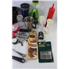 Image 2 : Karce Calculator (NIB), Push Down Dicer, Travel Mugs, Tupperware, Silver Plated Cake Server, Yumi Ka