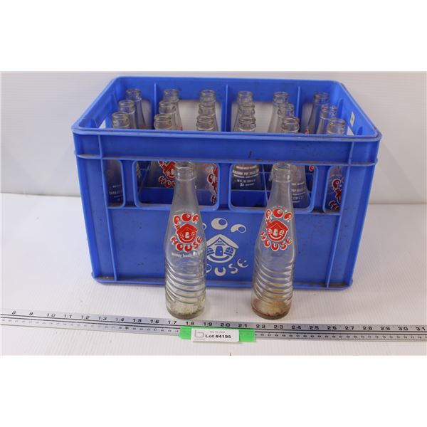 Pop House Crate & Vintage Bottles