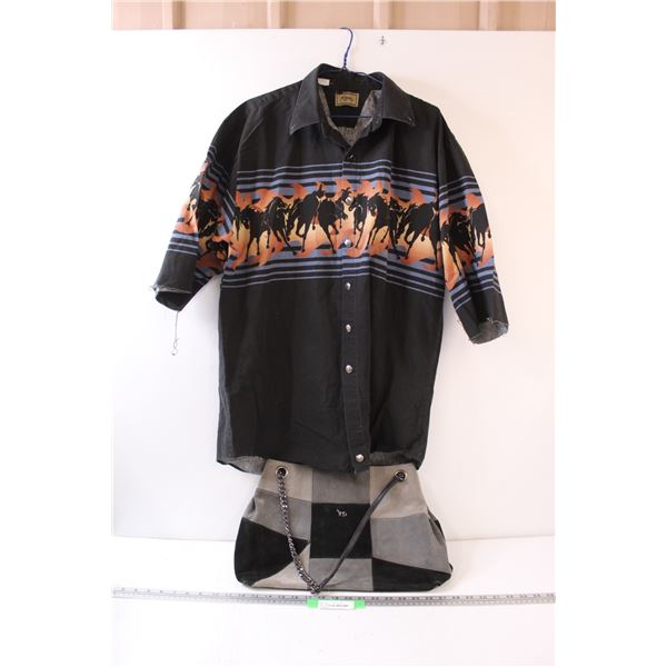 Roper Shirt - Size XL & Ladies Purse