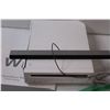 Image 3 : Nintendo Wii System w/ Sensor Bar, Wii Fit Board Feet, Cords - Powers On, as is