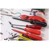 Image 5 : Assorted Screwdrivers, Wires, Pliers, Plastic Push Pin Remover Tool, Misc.