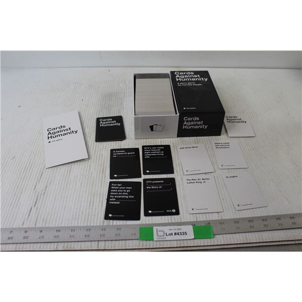 Cards Against humanity Card Game Canadian Edition - As Is