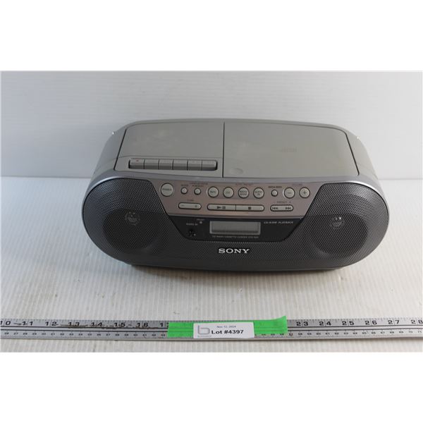 Sony CD Radio Cassette Player - As Is