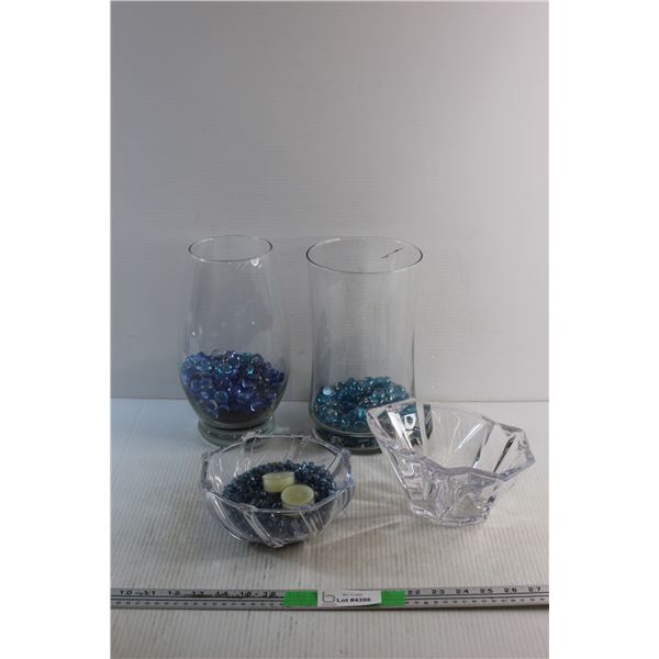Glass Vases and Bowls