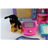 Image 8 : Assorted Kids Toys - Etch A Sketch, Doll, PollyWorld Playhouse and Misc.
