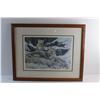 Image 2 : Framed Limited Edition 1933/4950  "First Winter" Print by Rose-Marie Condon w/ Certificate 26'' x 21