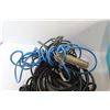 Image 4 : Heavy Duty Extension Cord, Outlet Power Bar - As Is and a Medium Plastic Tote