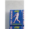 Image 2 : (4) Packs of Score 1991 Rockies Collectible Baseball Player Cards