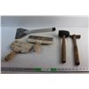 Image 1 : (3) Drywall Mud Knives, Ball Peen Hammer and Rubber Mallet