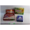 Image 1 : (4) Family Games - Scrabble (Complete), You Gotta Be Kidding (N/C), Hoopla (Complete) and Slang Teas