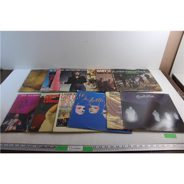 (12) Vinyl Records - The Union Gap, Jerry Lee Lewis and Suzi...and Other Four Letter Words