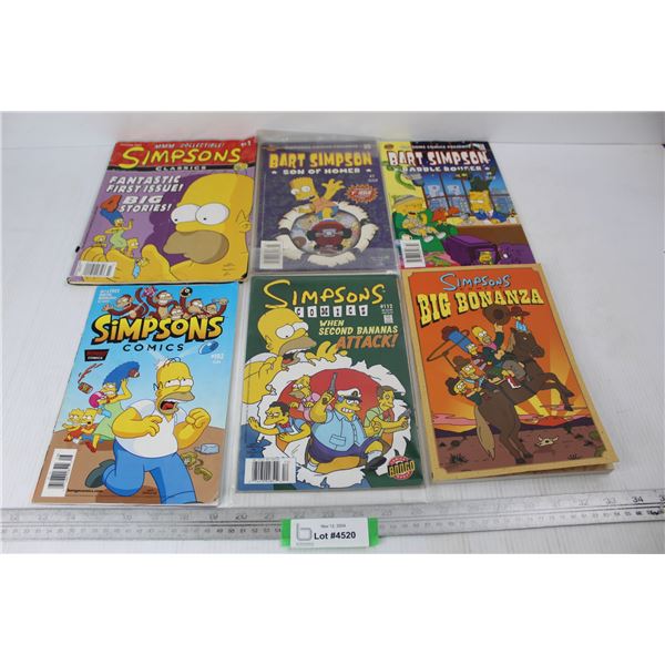 (6) Various Simpsons/ Bart Simpson Comics, 2002- 2009