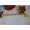 Image 2 : Wooden All Bean Spoon, Miniature Small Ceramic Maison Plus Pot, Misc.