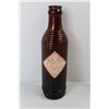 Image 3 : (2) Vintage Pop Bottles- Starlite Bottling Saskatoon, Orange Crush Brown Crinkle Bottle- Large Chip