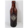Image 4 : (2) Vintage Pop Bottles- Starlite Bottling Saskatoon, Orange Crush Brown Crinkle Bottle- Large Chip