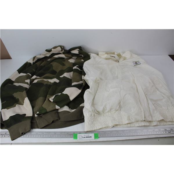 Copa Wind Breaker Style Jacket- Medium, Camouflage Nike Hoodie- Small