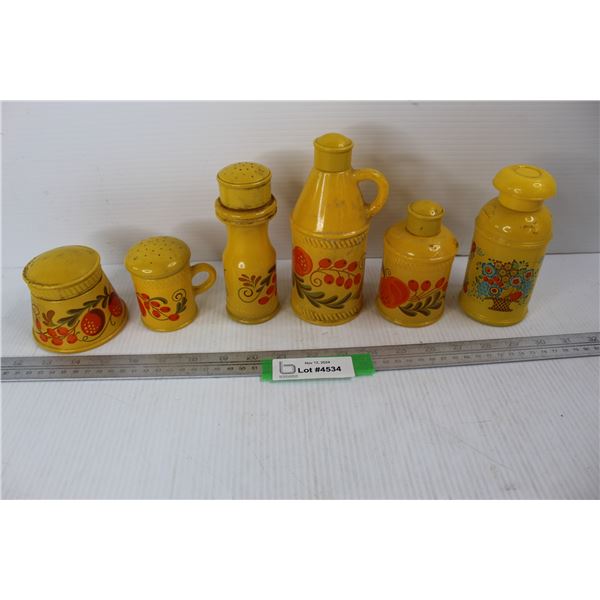 (6) Various Avon Bottles , Field Flowers, Pennsylvania Dutch