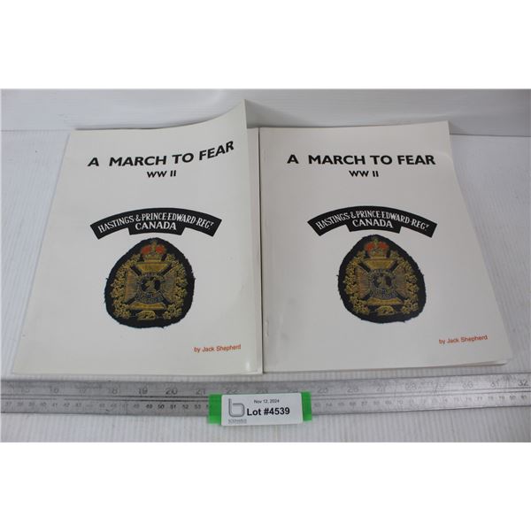 (2) A March To Fear WWll Books