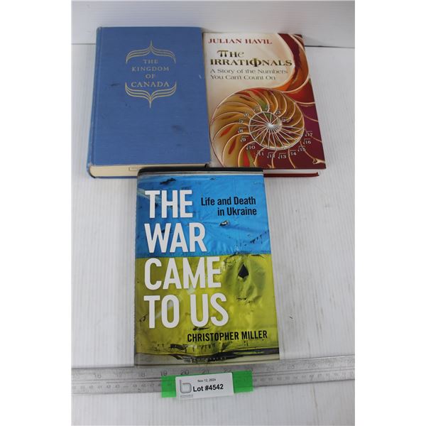 (3) Various Books, The Kingdom Of Canada, The War Came To Us, Misc.