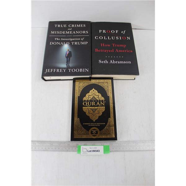 (3) various Books, The Clear Quran, Proof Of Conclusion, Misc.