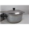 Image 4 : (4) Aluminum Pots w/ Lids, Super Health, Wear- Ever AG Aluminum Ltd.