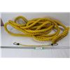 Image 1 : 1'' 30ft Tow Rope w/ Bungee Cord