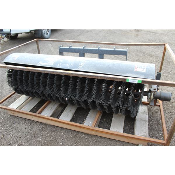 ** Hydraulic Assist Roller Brush/Sweeper Skid Steer Attachment *Important Details in Description*