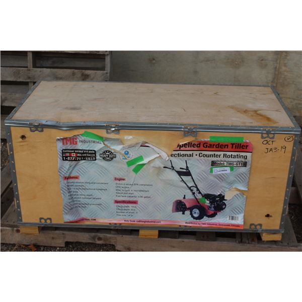 ** TMG Walk Behind Garden Tiller- Rear Tine- 12cc, 4-Stroke Engine*Important Details in Description*