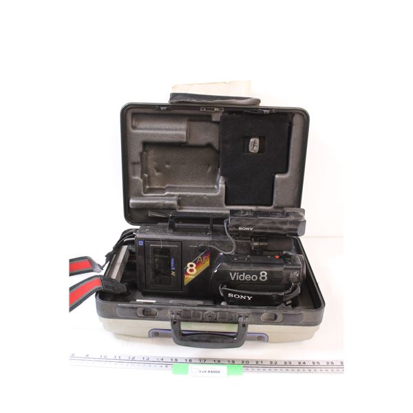 Video Cassette Camcorder in Case - as is