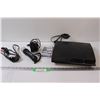 Image 1 : PlayStation 3 System w/Cords & Light Controller & Sensor - Powers on, as is