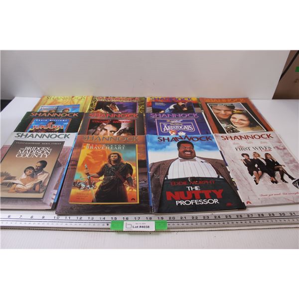 (11) Shannock Magazines: Jumanji, Braveheart, Aristocats, Misc.