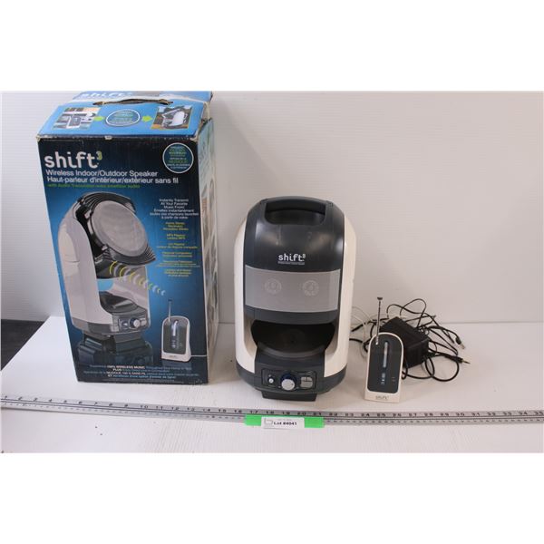 Shift 3 Wireless Indoor/Outdoor Speaker - Powers on