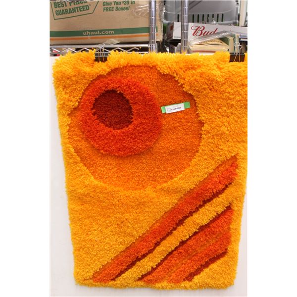 Retro Shag Rug - 37.5" x 26.5"