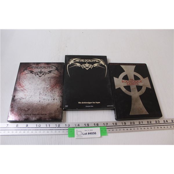 (3) DVDs: Metalocalypse Volume I & II, Boondock Saints