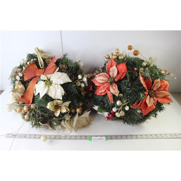 (2) Christmas Decorations