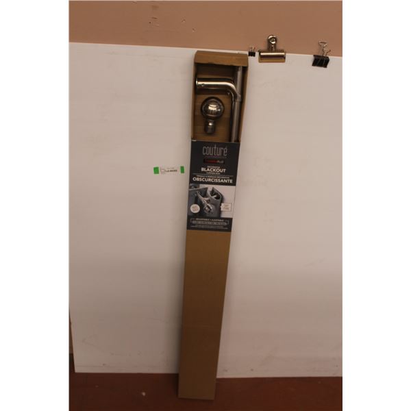 Couture Decorative Blackout Curtain Rod (NIB)
