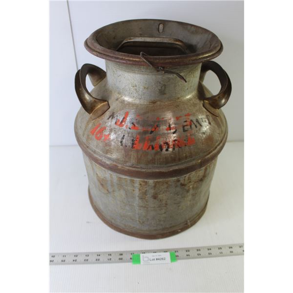 Cream Can 16" High x 13" Dia