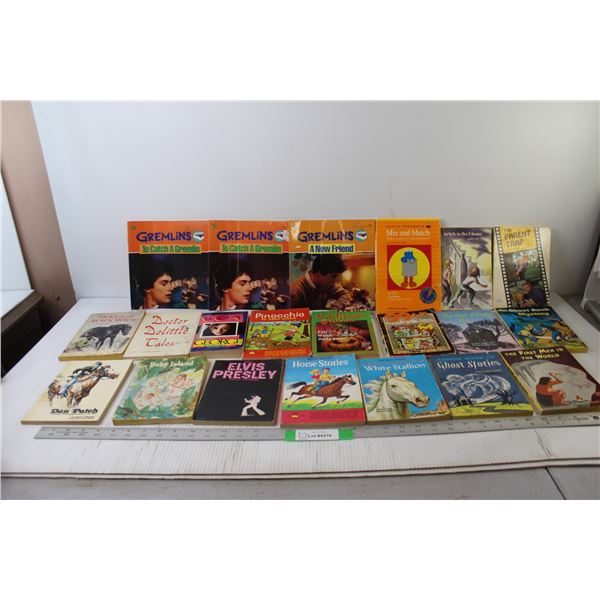 (21) Books - The Parent Trap, Meet Elvis Presley, Gremlins, etc.