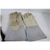 Image 3 : (2) Pairs Of Leather Work Gloves