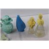 Image 3 : (3) Ceramic Bird Decorations, (4) Cologne/Liquid Bottles