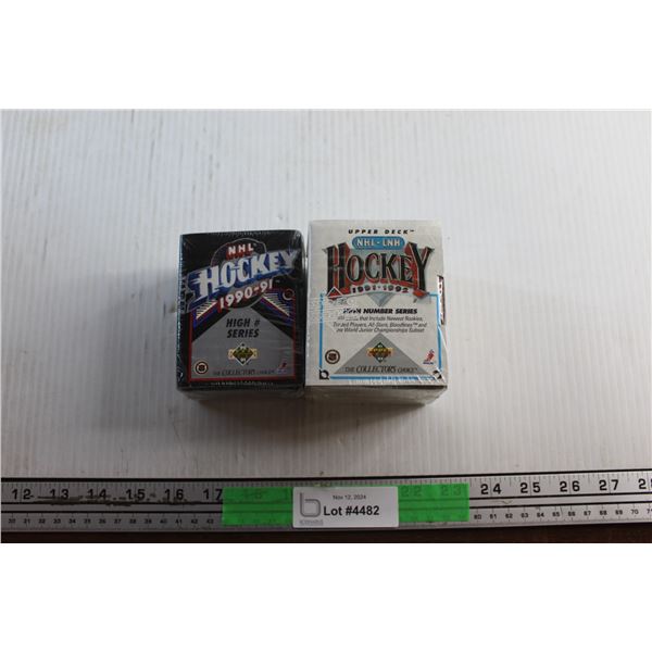 2x Bid Price - 1990-91 & 1991-92 Upper Deck NHL Collectible Hockey Cards - Sealed